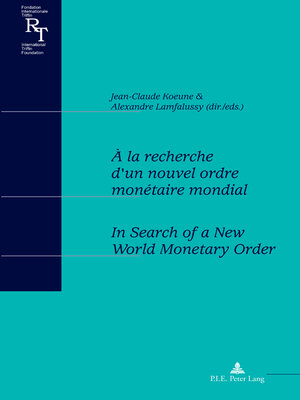 cover image of À la recherche dun nouvel ordre monétaire mondial / In Search of a New World Monetary Order